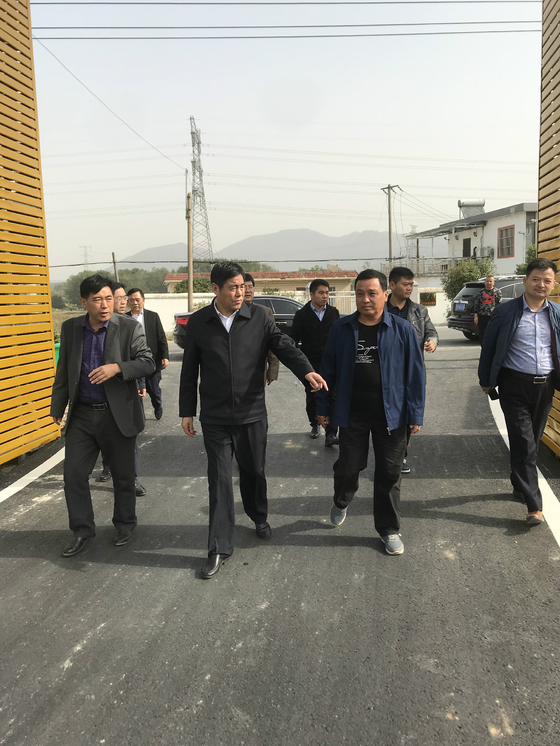 安徽省農業廳領導來我公司指導工作